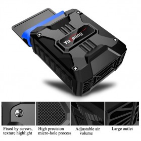 Taffware Universal Laptop Vacuum Cooler - V6 - Black - 12