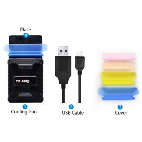 Taffware Universal Laptop Vacuum Cooler - V6 - Black - 13