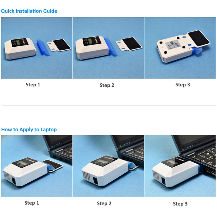 Gambar produk Yuosong Universal Laptop LCD Intelligent Vacuum Cooler - V5