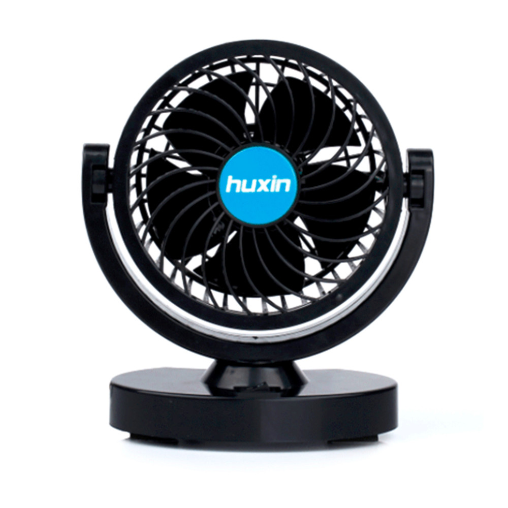 Huxin Kipas Mobil 360 Degree Mini Electric Car Fan Black Huxin Kipas Mobil 360 Degree Mini Electric Car Fan Black
