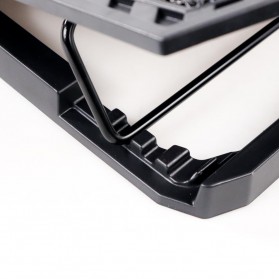 Taffware FAN Cooling Pad Laptop 5 Kipas - K5 - Black - 11