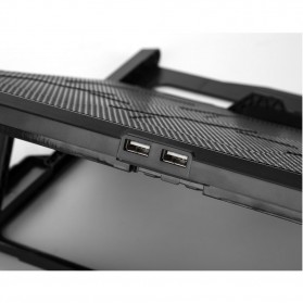 ICE COOREL Cooling Pad Laptop 6 Fan - K6 - Black - 10