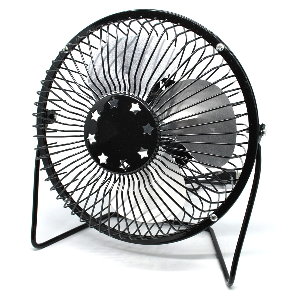 USB Fan 360 Degree Rotation Model UF010 Black