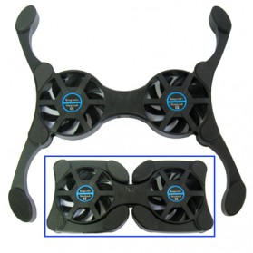 Super Mini Notebook Fan - Black - 1