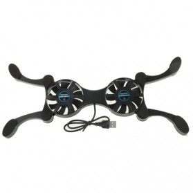 Super Mini Notebook Fan - Black - 3