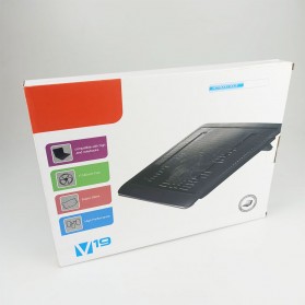 NAJU Notebook Cooler Pad Laptop Ultra Thin Radiator Cooling Base - N19 - Black - 4