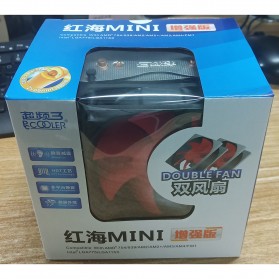 PcCooler Mini CPU Heatsink 2 Heatpipe with 2 Fan 80mm - HS115 - Black/Red - 10