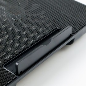 Taffware Cooling Pad Laptop Adjustable Stand 2 Kipas 140mm - N99 - Black - 6