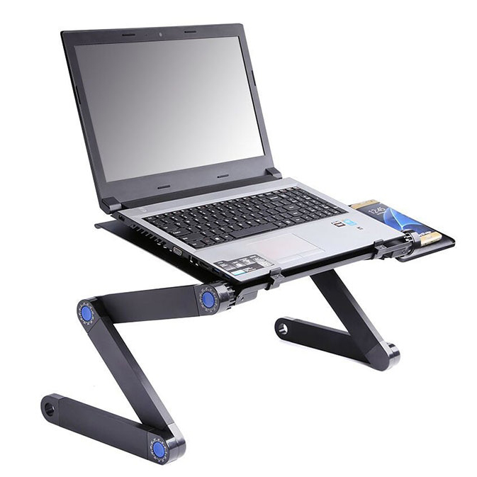  Meja  Laptop  Portable  Table with Mouse Desk Cooling Fan 