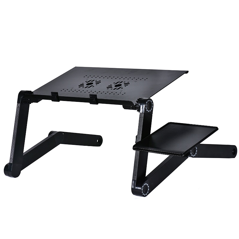 Meja Laptop Portable Table with Mouse Desk & Cooling Fan