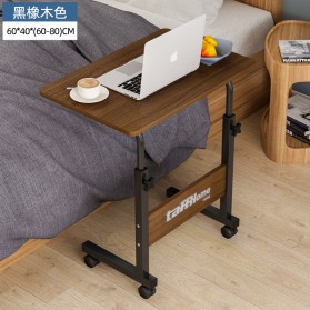 TaffHOME Meja Laptop Adjustable Portable Rotate Laptop Desk - ND02 - Dark Brown - 1