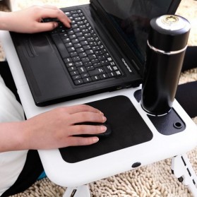 Meja Laptop Multifungsi - LD09 - Black - 7