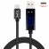 Gambar produk TOPK Kabel Charger USB Type C Braided 3A 1.2 Meter with Voltage Meter - CS0129