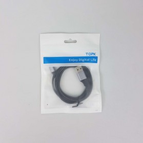 TOPK Kabel Charger Micro USB Charging 3A 1 Meter - AN10 - Black - 7