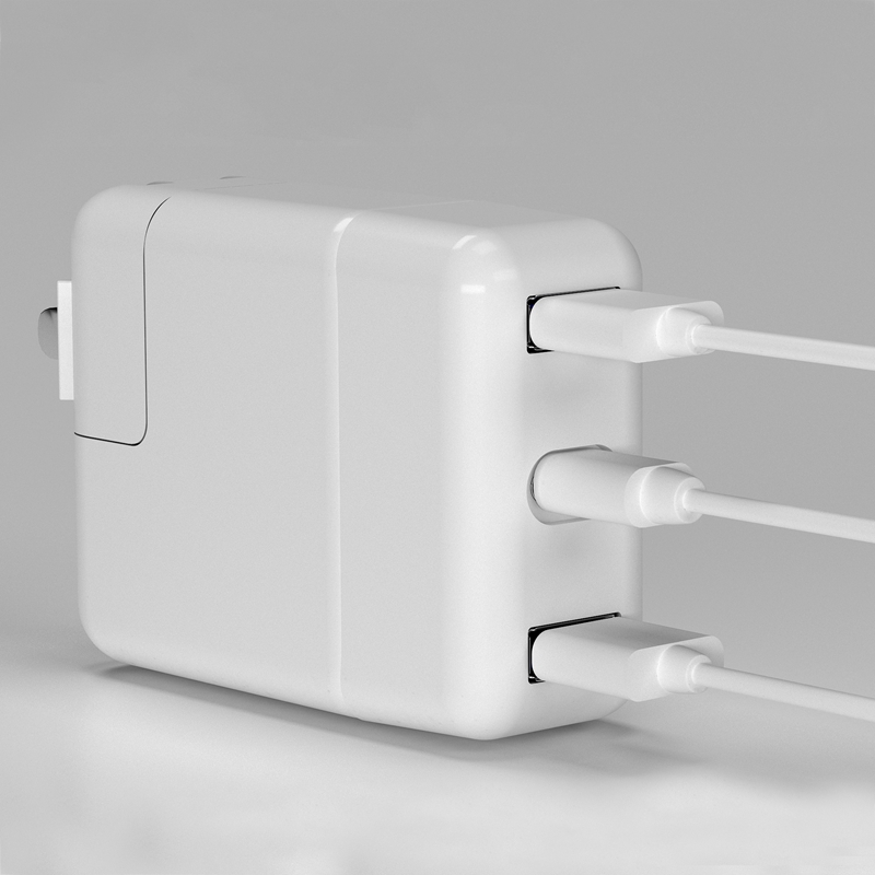 USB Type C Hub Interface Adapter 3 Port PD Charging for Apple MagSafe