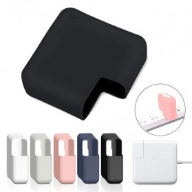 JRC Ultra Thin Silicone Cover Magsafe Charger Case for Macbook Air 13 A1932 30W - S8130 - Black - 1