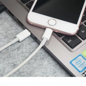 Kabel Charger USB Type C To Lightning 1 Meter -1636 - White - 2