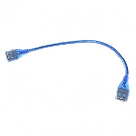 SAMZHE Kabel USB Extension Female to Female Adapter 30 cm - A13 - Blue - 1