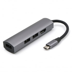 Dodocool 7 In 1 Usb Type C Hub 3 Port Usb 3 0 Hdmi Vga Lan
