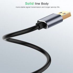 Robotsky Kabel USB 3.0 Ekstension Male to Female 1 Meter - RBT129 - Gray - 8