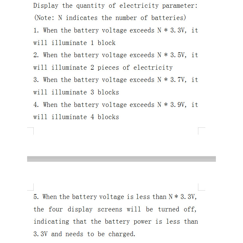 FEIYANG Tester Baterai Lithium Li-ion 