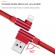Gambar produk Nohon Kabel Charger Lightning L Shape 2.4A 2 Meter - NO01