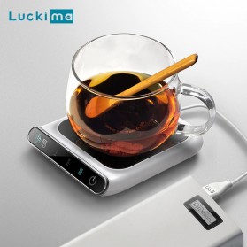 Luckima Pemanas Elektrik Tatakan Gelas Coffee Cup Teapot Warmer Heating Base 10 W - BW-1901 - White