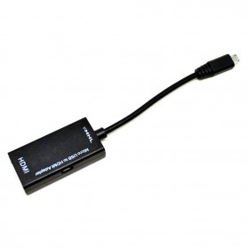 Adapter Micro USB ke HDMI - MHL01 - Black - 2