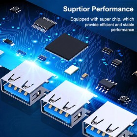 MLLSE USB Type C HUB Adapter High Speed 3.0 4 Port - C-809 - Space Gray - 6