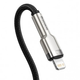 Baseus Cafule Kabel Charger USB Type C to Lightning 1M PD 20W - CATLJK-A01 - Black - 4