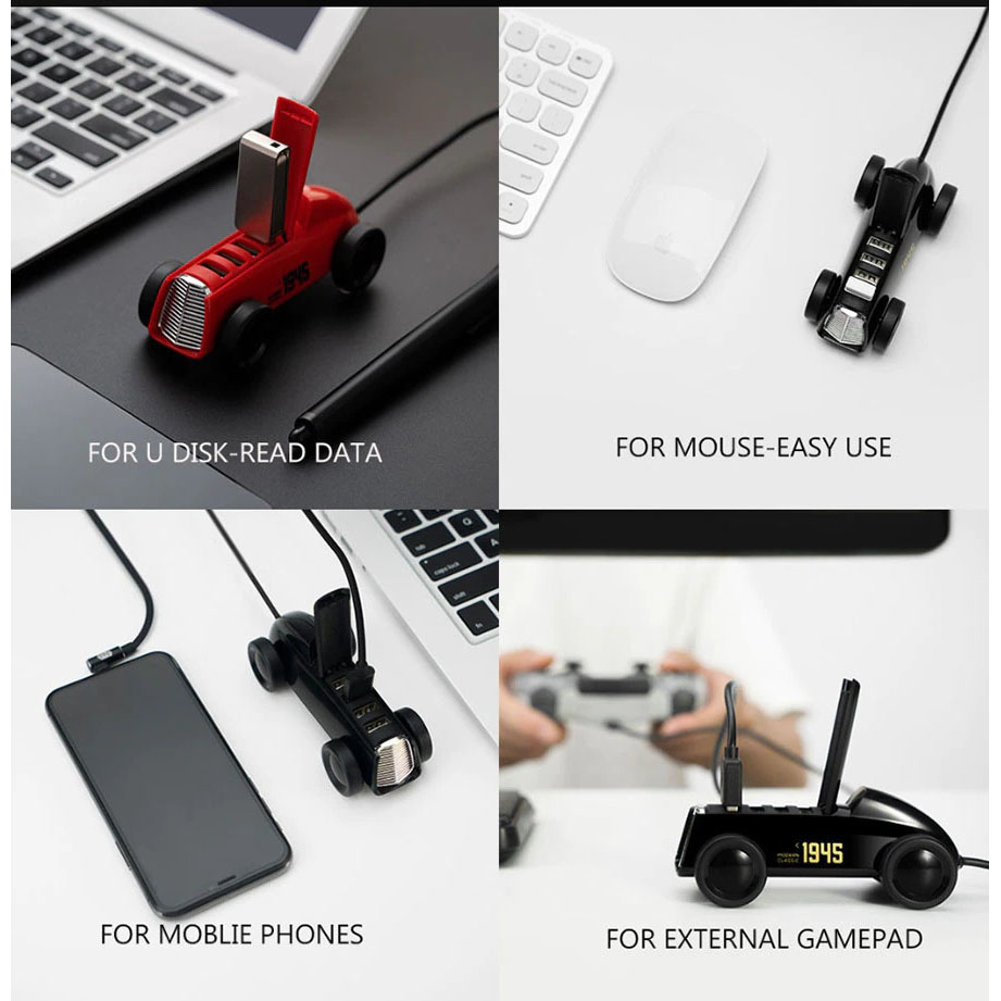 Gambar produk Bcase Classic Car USB Hub USB Extension 4 Port - DSHJ-B-1903