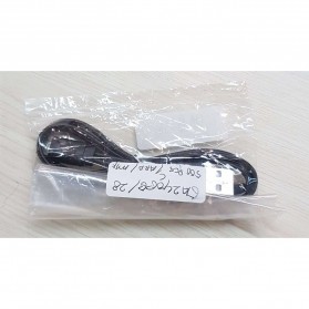 Kabel Mini USB ke USB + AUX 3.5mm Audio Cabl - A-02 - Black - 8
