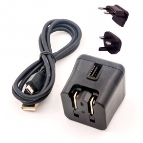 Ktec Travel Charger USB Port 3A EU US UK - P4716 - Black - 1