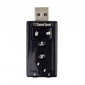 Laptop / Notebook - Taffware USB 7.1 Channel Sound Card Adapter - TC-03