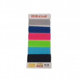 Hook & Look Klip Kabel Velcro 6 PCS - CC-918 - Multi-Color