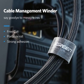UGREEN Cable Organizer Winder - 1M - Black - 2