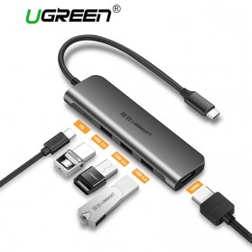 UGREEN USB Hub 3 Port USB Type C with HDMI - 50209 - Gray - 1