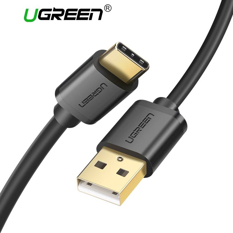 Ugreen Kabel Charger Usb Type C 2 0 1 Meter Black Jakartanotebook Com