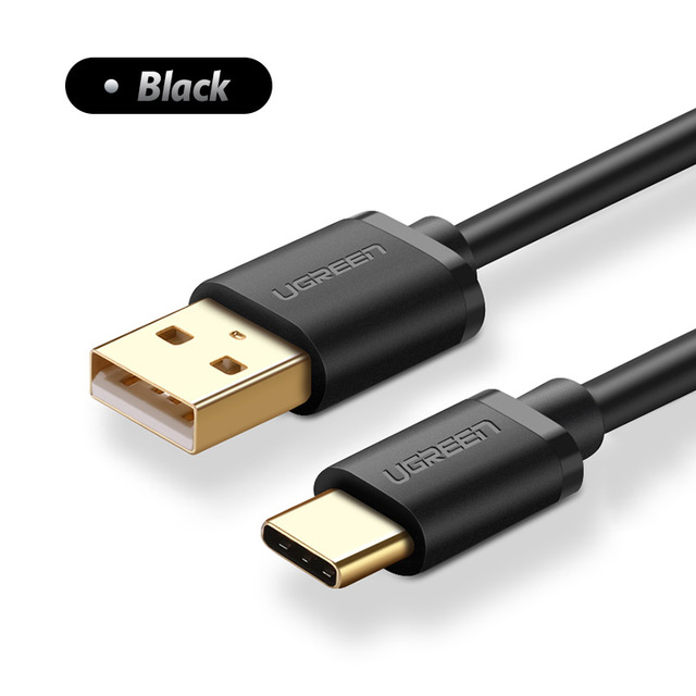 Ugreen Kabel Charger Usb Type C 2 0 1 Meter Black Jakartanotebook Com