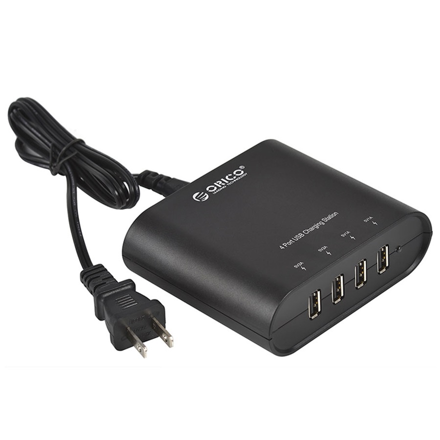 Jual Orico Dch 4u orico usb wall travel charger hub 4 port dch 4u black Jual Orico Dch 4u orico usb wall travel charger hub 4 port dch 4u black