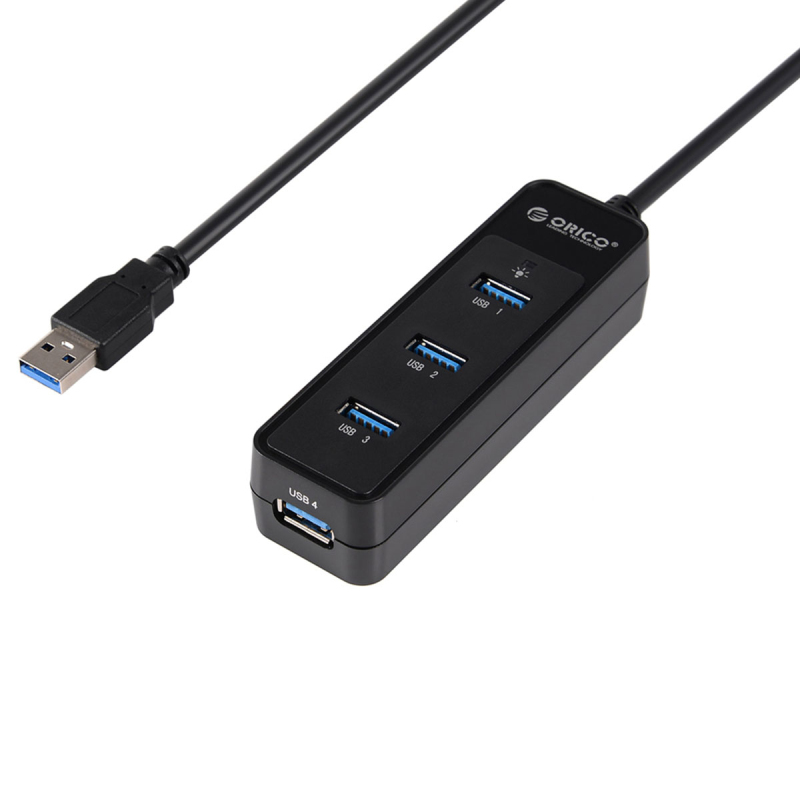 ... Orico Ultra Mini USB 3.0 High Speed HUB 4 Port 3.3 Ft Cable - W5PH4- ...