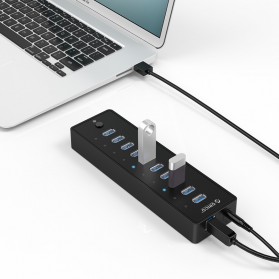 ORICO 10 Port USB 3.0 HUB with 1M USB 3.0 Cable - P10-U3 - Black - 2
