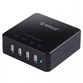 Orico USB Wall Travel Charger Hub 4 Port - DCE-4U - Black - 1