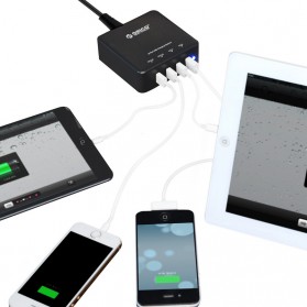Orico USB Wall Travel Charger Hub 4 Port - DCE-4U - Black - 2