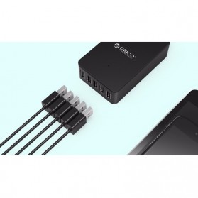 Orico USB Wall Travel Charger Hub 5 Port - CSE-5U - Black - 4