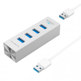 Orico Aluminium USB 3.0 Type A / C High Speed HUB 4 Port - ASH4-U3 - Silver - 3
