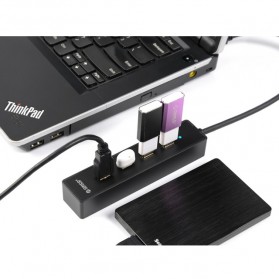 ORICO 4 Port Portable USB 3.0 HUB for Notebook PC Macbook - W8PH4-V1 - Black - 3