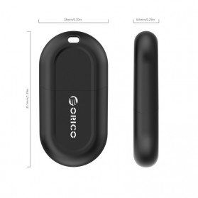 Orico Mini Bluetooth Receiver Dongle - BTA-408 - Black - 4