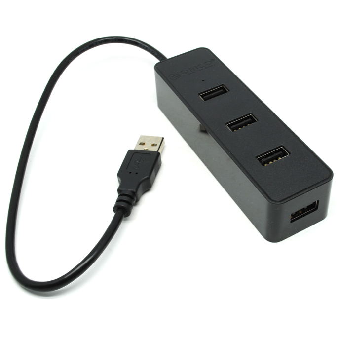 ... Orico Ultra Mini USB 2.0 High Speed HUB 4 Port 8 Inch Cable - W5PH4- ...