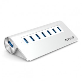 Orico Aluminium USB 3.0 High Speed HUB 7 Port - M3H7-V1 - Silver - 1